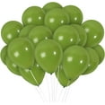thumbnail image 1 of Matte Olive Green Balloons - 10 Inch Latex Balloons - 100 Pack, 1 of 5