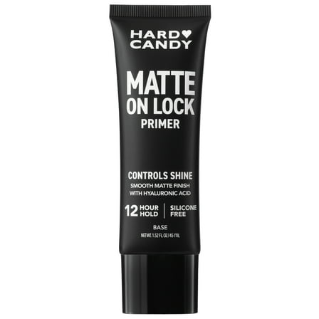 Hard Candy Matte On Lock Water-Based Shine-Free Face Primer Oil Control, Kaolin Clay, 12 Hr Hold, 1.52 fluid ounces