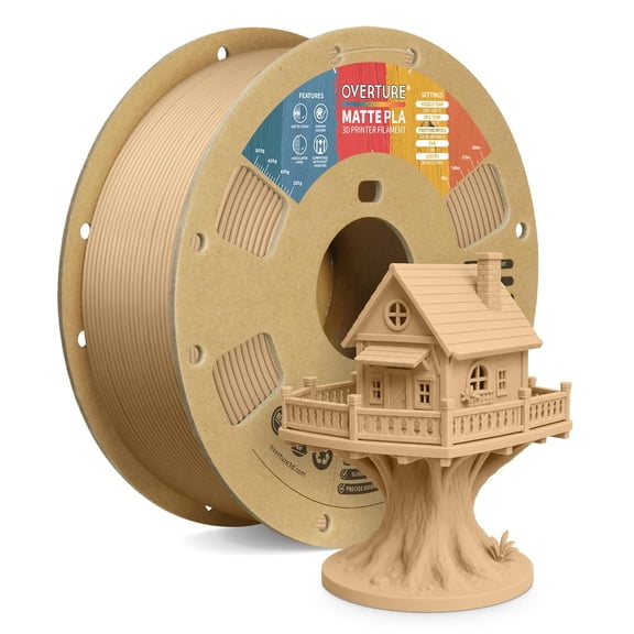 Matte PLA 1.75mm, Low Warp & Smooth Finish 3D Printer Filament