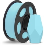 Matte PLA Filament 1.75mm, 3D Printing PLA Filament 1.75mm Dimensional Accuracy +/- 0.02mm, 1KG Reusable Spool 2.2 lbs, Matte Ice Blue