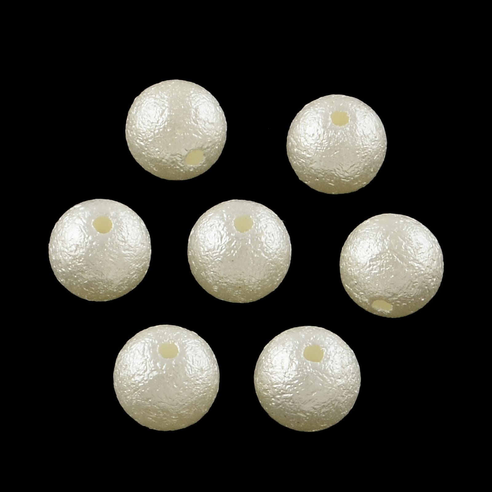 Matte Round ABS Plastic Imitation Pearl Beads Marine Blue 8mm Hole: 1mm 2000pcs/bag