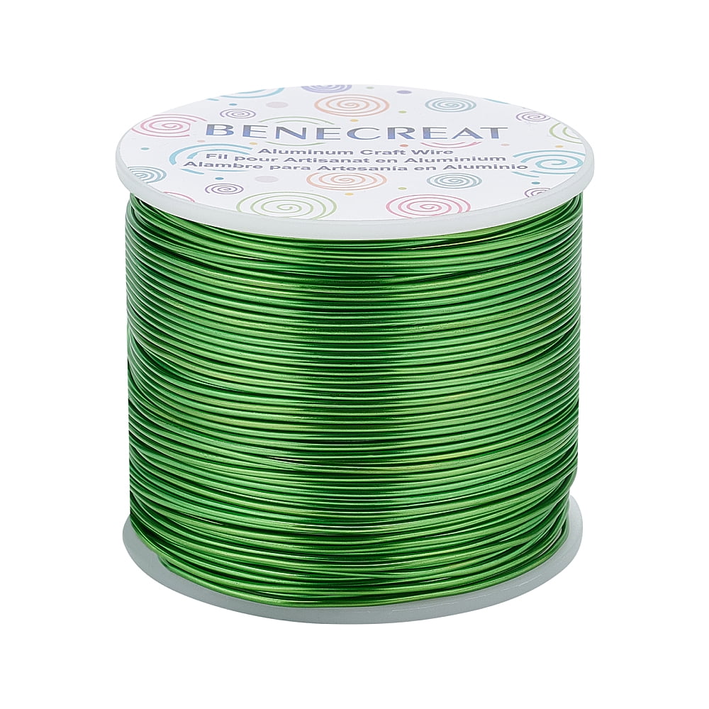 Wire Matte Matte Round Aluminum Wire Lime Green 17 Gauge 1.2mm 116m/roll - Walmart.com