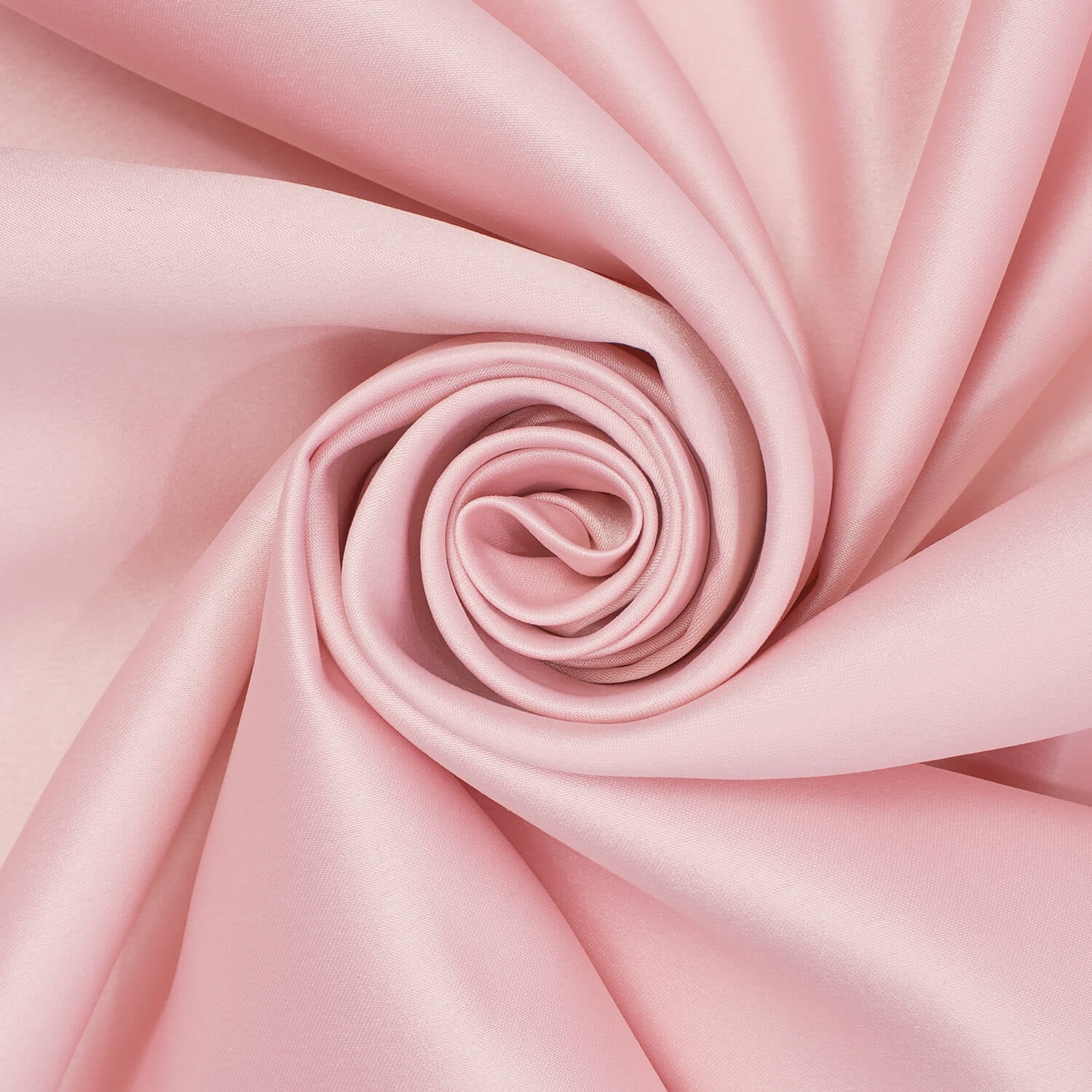 Matte Satin (Peau de Soie) 60" Polyester Medium Weight Smooth Soft Textured Fabric By The Yard - For Sewing Apparel, Clothes, Decor, & More (1 Yard, Blush)