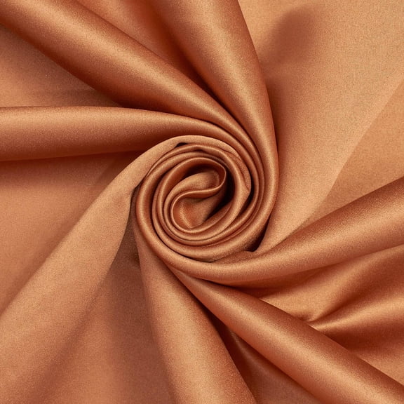 Matte Satin (Peau de Soie) Duchess Fabric Bridesmaid Dress 60" Wide Sold BTY Many Colors (Copper)