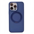thumbnail image 1 of Matte Shell Case Cover for Apple iPhone 16, Build in Grip Holder Kickstand Anti-Scratch Shockproof Drop Protective Rugged Bumper Luxury Phone Case for iPhone 16, Blue, 1 of 9
