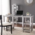 thumbnail image 1 of Matte Silver Mirrored Desk, 1 of 9