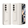 thumbnail image 1 of Matte Slim Case for Samsung Galaxy Z Fold 4 Case wth Glass Screen Protector, Ultra Thin Lightweight Kickstand Magnetic Hinge Protective Phone Case for Samsung Galaxy Z Fold 4 5G, White, 1 of 7
