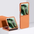 thumbnail image 1 of Matte Slim Phone Case For Motorola Razr 60 Ultra,Shockproof Lightweight Ultra Thin Hybrid Liquid Silicone Anti-Fingerprint Hard PC Scratch-Resistant Phone Case For Motorola Razr 60 Ultra,Orange, 1 of 8