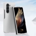 thumbnail image 1 of Matte Slim Phone Case For Samsung Galaxy Z Fold 4,Shockproof Lightweight Ultra Thin Hybrid Liquid Silicone Anti-Fingerprint Hard PC Scratch-Resistant Phone Case For Samsung Galaxy Z Fold 4,White, 1 of 9