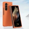 thumbnail image 1 of Matte Slim Phone Case For Samsung Galaxy Z Fold 6,Shockproof Lightweight Ultra Thin Hybrid Liquid Silicone Anti-Fingerprint Hard PC Scratch-Resistant Phone Case For Samsung Galaxy Z Fold 6,Orange, 1 of 9