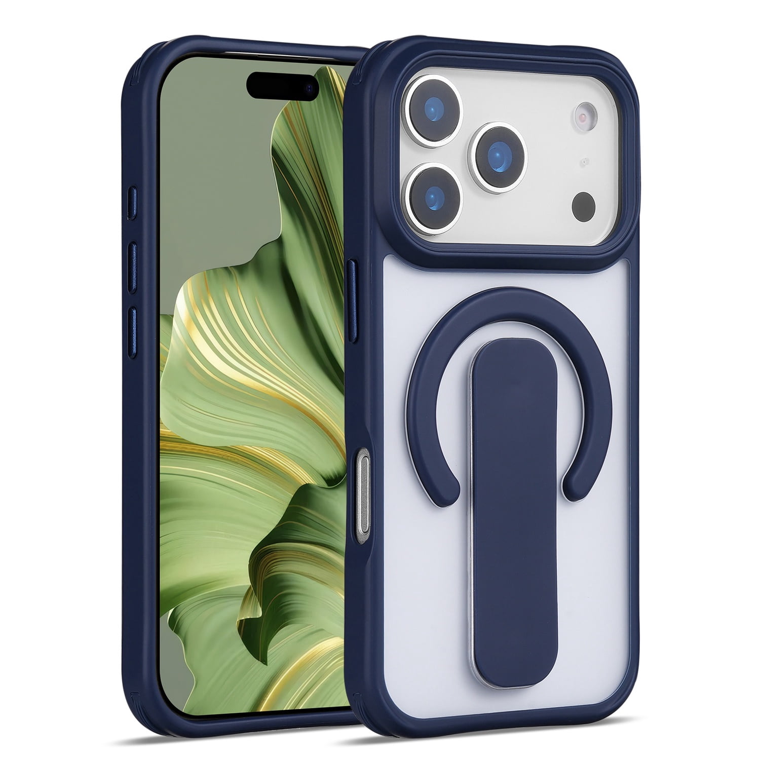Matte Stand Case with MagSafe for iPhone 17 Pro - Dark Blue