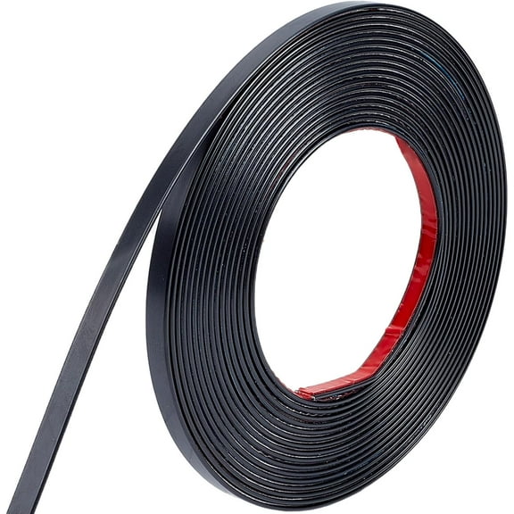 Matte Style PVC Self-Adhesive Floor Seam Stickers Waterproof Tile Stickers Wall Seam Sealing Tape for Home Kitchen Bathroom Gap Cover DIY Decoration Black 6.5x1.5mm