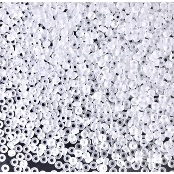 Matte Transparent Crystal Miyuki Seed Beads 15/0 15-9131F-TB