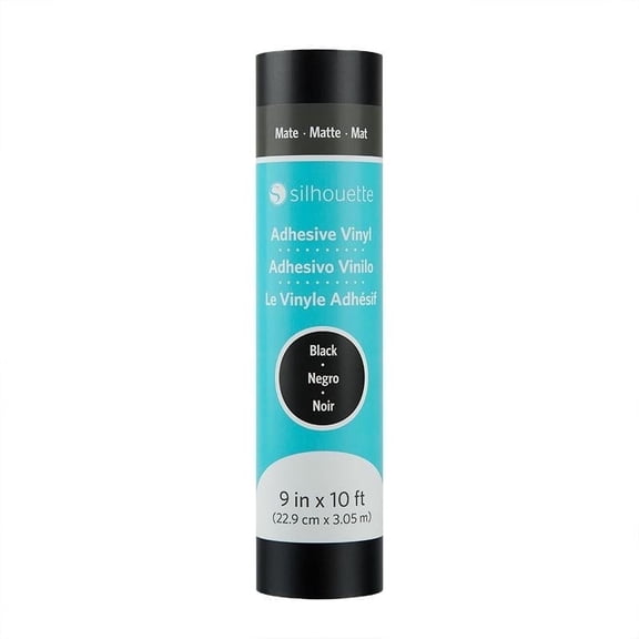 Silhouette Matte Vinyl - 9" x 10' - Black