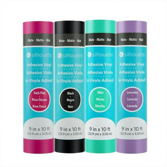 Silhouette Removable Matte Vinyl - 9" x 10' - Grey