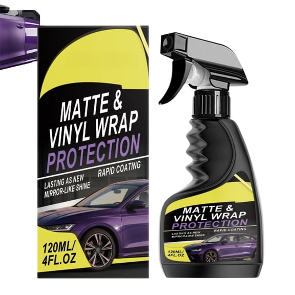 Matte & Vinyl Wrap Protection Spray, 2026 New Automotive Protective Spray, Cars Vinyl Wrap Protectant Cleaner, Quick Drying Matte Paint Cleaner for Car