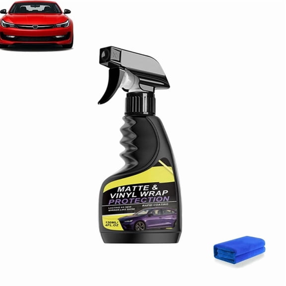 Matte & Vinyl Wrap Protection Spray, Cars Vinyl Wrap Protectant Cleaner, Matte Finish Detailer and Spray Sealant for Cars