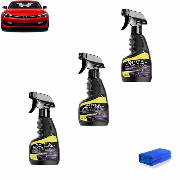 Matte & Vinyl Wrap Protection Spray, Cars Vinyl Wrap Protectant Cleaner, Matte Finish Detailer and Spray Sealant for Cars