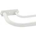thumbnail image 1 of Matte White Adjustable Double Curtain Rods, 48-84 Inch, Wrap Around, Room Darkening, 1 of 14