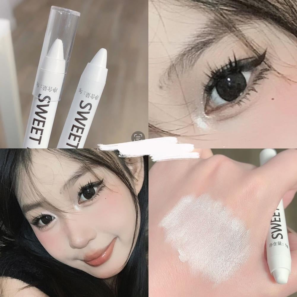 Matte White Lying Silkworm Highlighter Pen Eyes Corner Brightening High A5F0