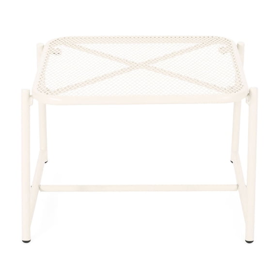 Matte White Side Table / Add Texture to Outdoor Living