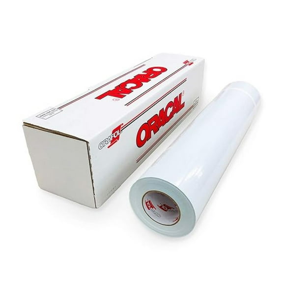Matte White Vinyl 651 - Adhesive Vinyl Roll for , , Cameo, Cutters, Printers, and Decals - Outdoor & Permanent | 24" x 150' Vinyl Rolls