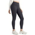 thumbnail image 1 of Matte Yoga Leggings - Casual Lounge Workout Womens Yoga Full Length Pants Dark Gray L, 1 of 6