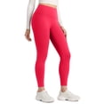 thumbnail image 1 of Matte Yoga Leggings - Casual Lounge Workout Womens Yoga Full Length Pants Hot Pink XL, 1 of 6
