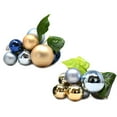 thumbnail image 1 of Matte and Metallic Grape Cluster Christmas Ornaments, Royal Blue, 4-Inch, 2-Piece, 1 of 1