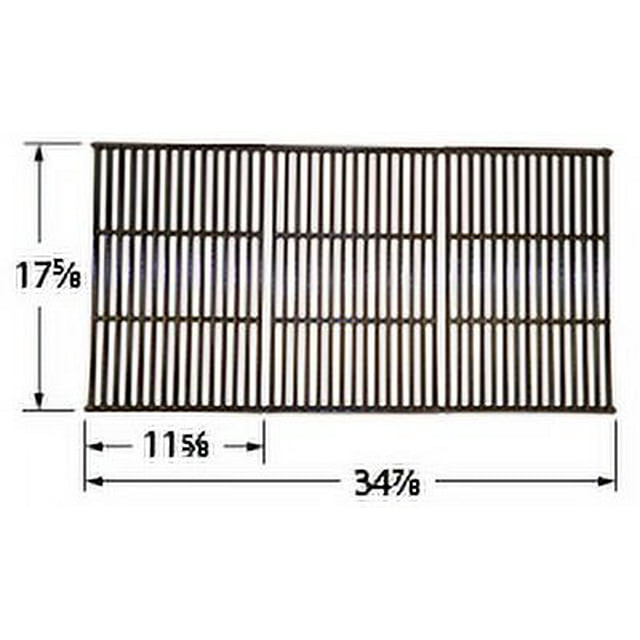 Matte cast iron cooking grid for Backyard Grill brand gas grills
