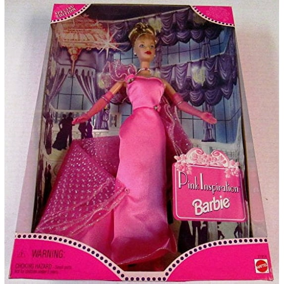 Mattel 1998 Toys R Us Pink Inspiration Blonde Barbie