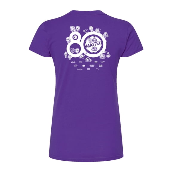 Mattel - 80Th Group - Juniors Fitted Graphic T-Shirt