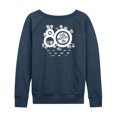 thumbnail image 1 of Mattel - 80Th Group  - Women's French Terry Long Sleeve Shirt, 1 of 4