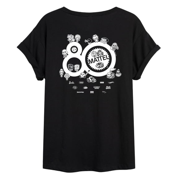 Mattel - 80Th Group - Women's Oversized T-Shirt