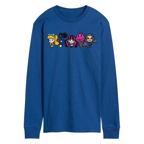 Mattel - 80Th Lineup Color - Men's Long Sleeve Graphic T-Shirt