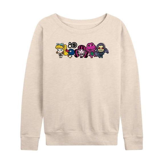 Mattel - 80Th Lineup Color  - Women's French Terry Long Sleeve Shirt