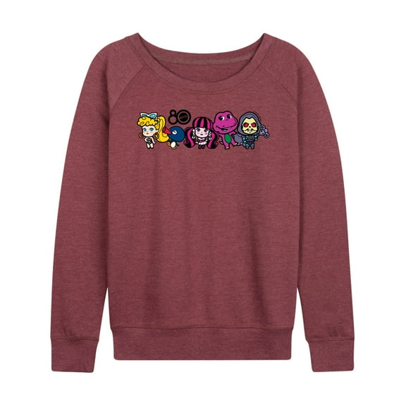 Mattel - 80Th Lineup Color  - Women's French Terry Long Sleeve Shirt