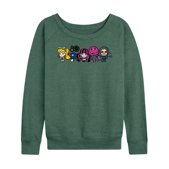 Mattel - 80Th Lineup Color  - Women's French Terry Long Sleeve Shirt