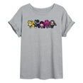 thumbnail image 1 of Mattel - 80Th Lineup Color  - Women's Oversized T-Shirt, 1 of 4