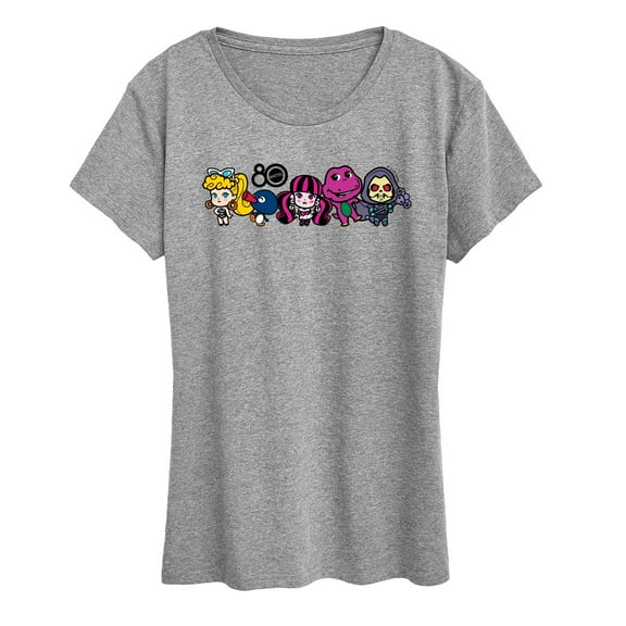 Mattel - 80Th Lineup Color  - Women's Short Sleeve Graphic T-Shirt