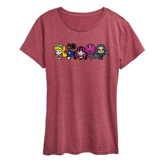 Mattel - 80Th Lineup Color  - Women's Short Sleeve Graphic T-Shirt