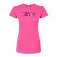 thumbnail image 1 of Mattel - 80Th Lineup Pink  - Juniors Fitted Graphic T-Shirt, 1 of 4