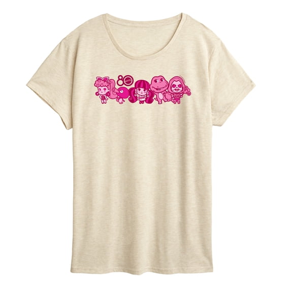 Mattel - 80Th Lineup Pink - Women's Short Sleeve Graphic T-Shirt