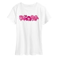 thumbnail image 1 of Mattel - 80Th Lineup Pink  - Women's Short Sleeve Graphic T-Shirt, 1 of 4