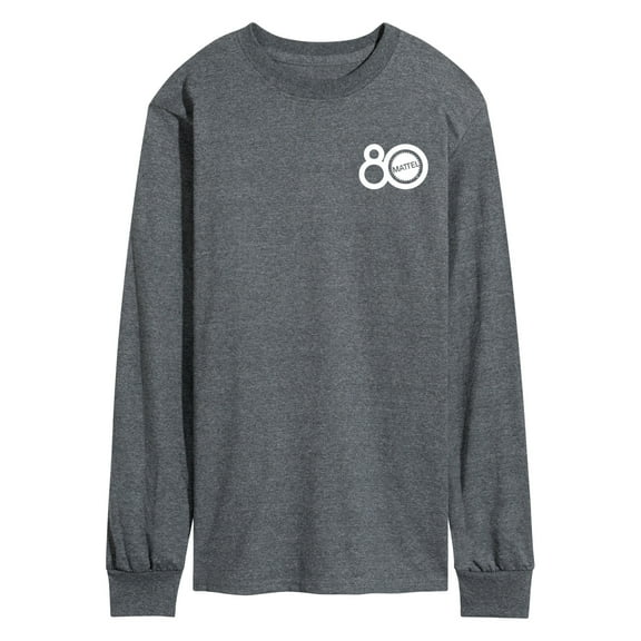 Mattel - 80Th Logos Oversized - Men's Long Sleeve Graphic T-Shirt