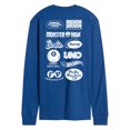 thumbnail image 1 of Mattel - 80Th Logos Oversized  - Men's Long Sleeve Graphic T-Shirt, 1 of 4