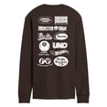 thumbnail image 1 of Mattel - 80Th Logos Oversized  - Men's Long Sleeve Graphic T-Shirt, 1 of 4