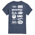 thumbnail image 1 of Mattel - 80Th Logos Oversized  - Men's Short Sleeve Graphic T-Shirt, 1 of 4