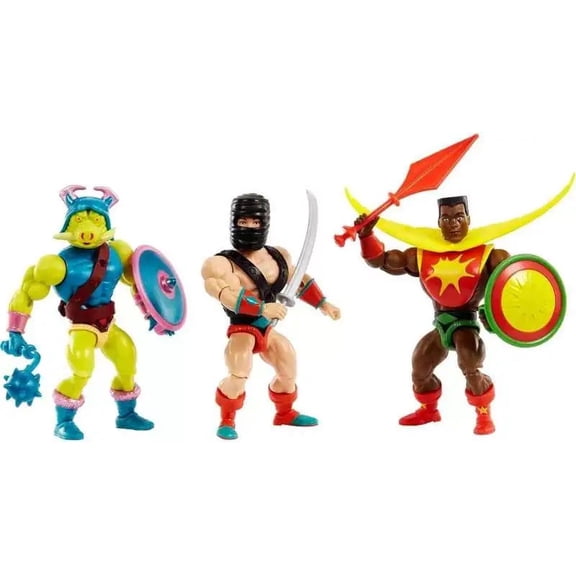 Mattel Action Figure 3pk - Masters of the Universe Sun-Man and the Rulers of the Sun