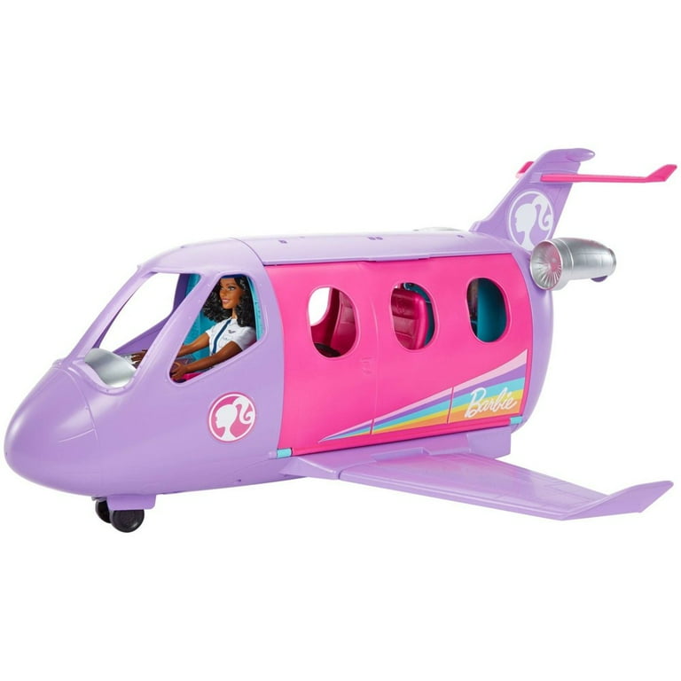 Mattel Barbie Airplane Adventures Doll Playset, Pink, 11